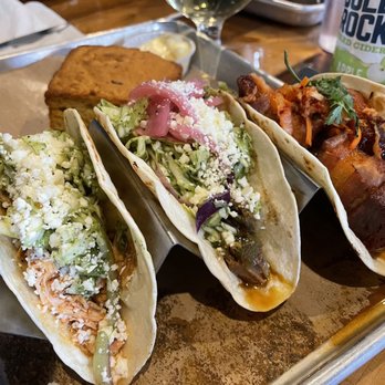 Old City Barbeque - Taco Sampler - Barbeque Near Me - Williamsburg, Virginia Old City Barbeque - Taco Sampler - Barbeque Near Me - Williamsburg, Virginia