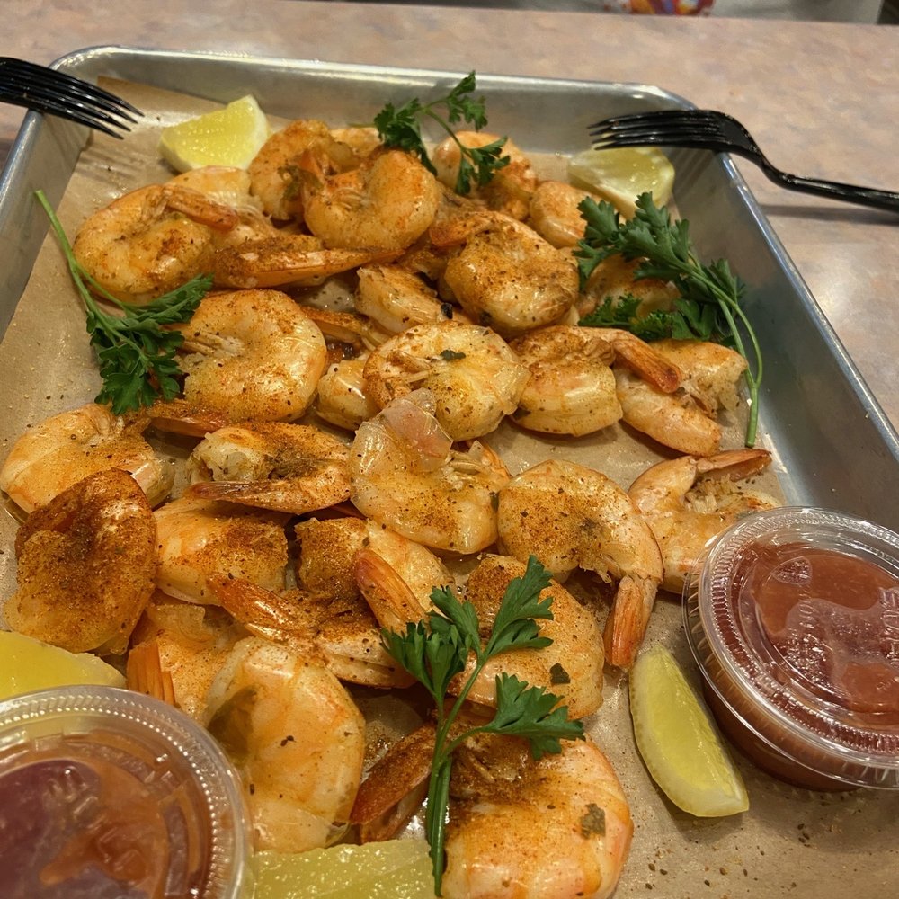 Waldo's Wings - 1 pound of hot peel & eat shrimp - Burgers Near Me - Winston Salem, North Carolina Waldo's Wings - 1 pound of hot peel & eat shrimp - Burgers Near Me - Winston Salem, North Carolina