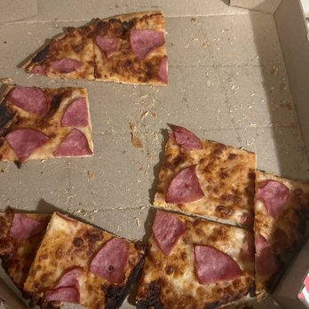 Domino's Pizza - A dry pizza overcooked. Forced to buy a medium because they don't have small and thin crust. What a joke. - Pizza Near Me - Union City, California Domino's Pizza - A dry pizza overcooked. Forced to buy a medium because they don't have small and thin crust. What a joke. - Pizza Near Me - Union City, California