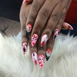 when the nail tech delivers