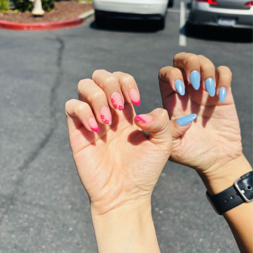 Coco Nails Spa - Sister nail day!! Both acrylic. - Nail Salons Near Me - Lincoln, California