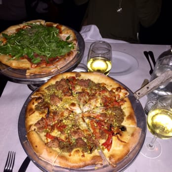 Birroteca Baltimore - Pistachio pesto pizza and prosciutto pizza - Italian Near Me - Baltimore, Maryland