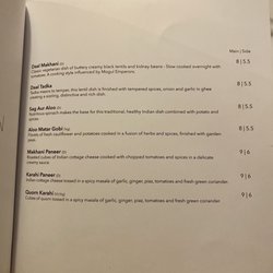 Panache - Vegetarian selection
