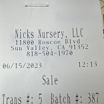 Nick's Nursery - Order. - Nurseries & Gardening Near Me - Sun Valley, California