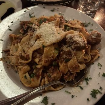 Bucatini - Wonderful serving of Pappardelle Bolognese! - Italian Near Me - Edmonds, Washington