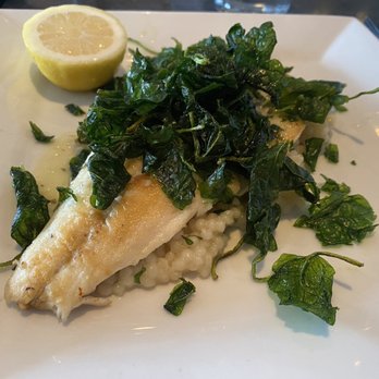 Bettolino Kitchen - Halibut with a pistachio crust tastes amazing.  Great outdoor seating. - Italian Near Me - Redondo Beach, California