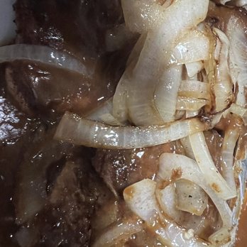 Manago Hotel Restaurant - Famous pork chops,brown gravy & grilled onions - Hawaiian Near Me - Captain Cook, Hawaii Manago Hotel Restaurant - Famous pork chops,brown gravy & grilled onions - Hawaiian Near Me - Captain Cook, Hawaii