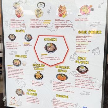 Sizzlin’ Place - Menu  @lindaeatstagram - Noodles Near Me - Rancho Cucamonga, California