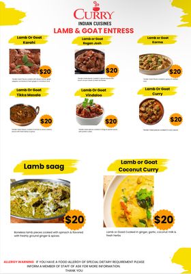 Menu photo 4 Curry Indian Cuisine Gastonia, NC