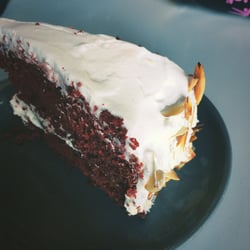 First Things First - Vegan red velvet cake