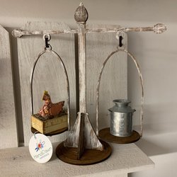 Lilac Lane DIY Studio - Farmhouse Scale made from laser cut wood that can be painted the color of your choice.