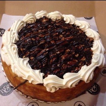 Cafe Latte - Caramel turtle cheesecake - my favorite!! - Comfort Food Near Me - Saint Paul, Minnesota