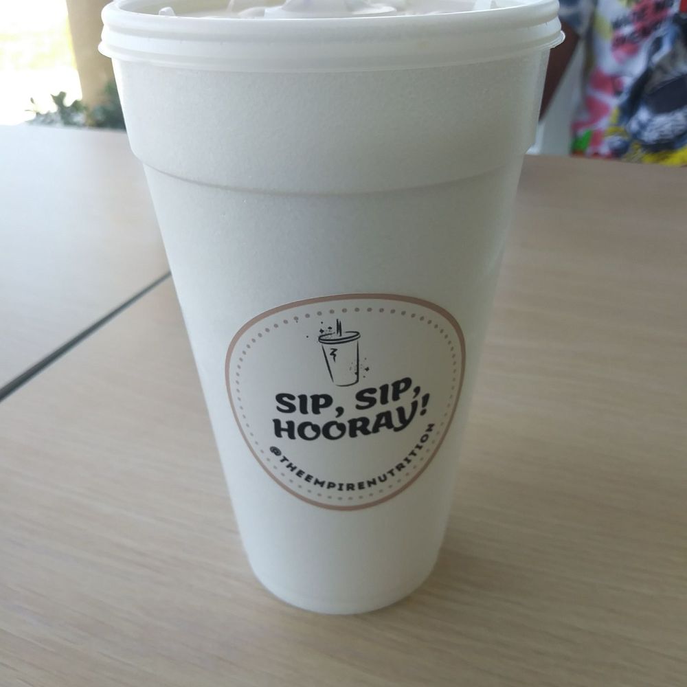 Empire Nutrition - a sip sip hooray cup on a table - Juice Bars & Smoothies Near Me - Pembroke Pines, Florida Empire Nutrition - a sip sip hooray cup on a table - Juice Bars & Smoothies Near Me - Pembroke Pines, Florida