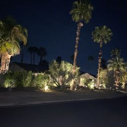 Martinez Landscaping - Completed our lighting installation.