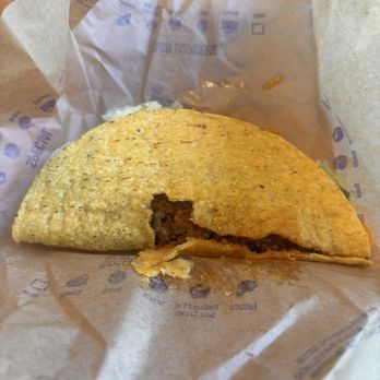 Taco Bell - My soft taco that was cold. If it was made fresh it shouldnt have been soaked and falling apart like this. - Fast Food Near Me - New Rochelle, New York Taco Bell - My soft taco that was cold. If it was made fresh it shouldnt have been soaked and falling apart like this. - Fast Food Near Me - New Rochelle, New York