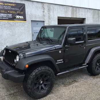 Performance Paint Protection - Wrangler getting aggressive look with new wheels and tires along with our signature Kevlar texture coating on the fender flares and bumpers - Body Shops Near Me - Fort Lauderdale, Florida Performance Paint Protection - Wrangler getting aggressive look with new wheels and tires along with our signature Kevlar texture coating on the fender flares and bumpers - Body Shops Near Me - Fort Lauderdale, Florida