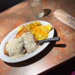 1/2 Lb Chicken Fried Steak Platter
