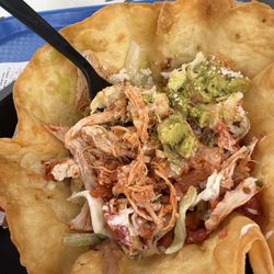 Chicken tostada
