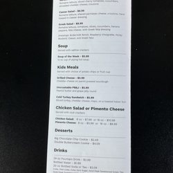 Here is our continued menu!