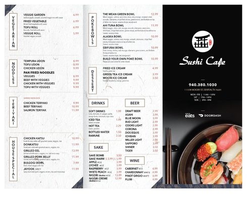 Menu photo 4 Sushi Cafe Denton, TX Menu photo 4 Sushi Cafe Denton, TX