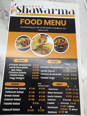 Baraka Shawarma Tucker by null