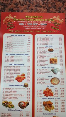 Menu photo 1 Kennedy Fried Chicken Queens, NY