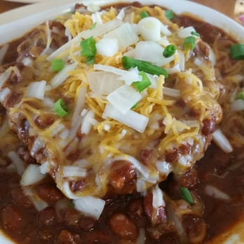 Patsy's Country Kitchen - Chili Size, made with a huge beef patty - American Near Me - Temecula, California