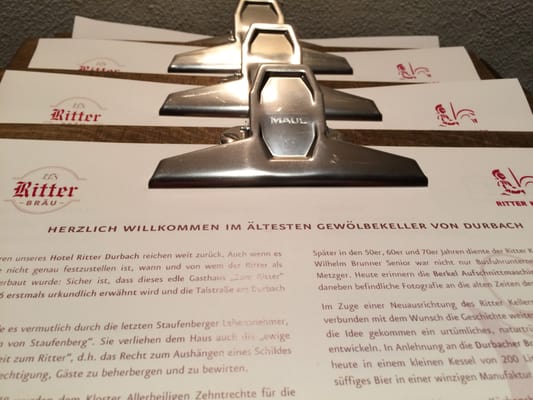 Menu photo 2 Ritter Keller Durbach, BW