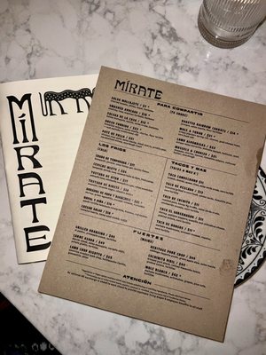 Menu photo 8 Mirate Los Angeles, CA