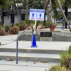 Woodland Hills Farmers Market - Always nice to know restrooms are on the premises