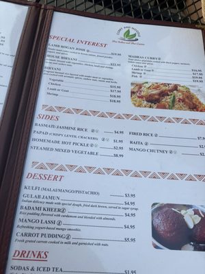 Menu photo 2 Curry and Noodle Winston-Salem, NC