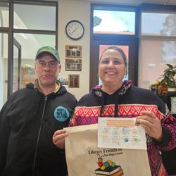 The Open Book Store - Christy & William Serra got one of the grand prizes at the Library Friends of San Diego County book crawl