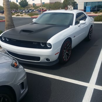 Las Vegas Car Wraps - Matte Black hood on my new Challenger - Vehicle Wraps Near Me - Las Vegas, Nevada