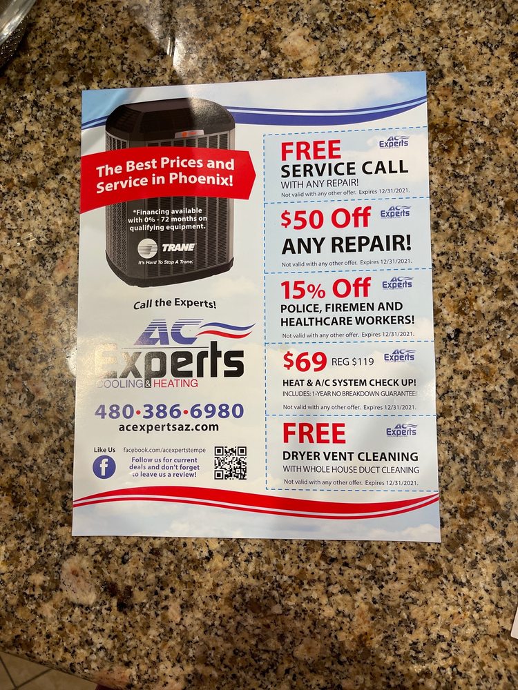 AC EXPERTS Updated July 2024 39 Reviews 331 S River Dr, Tempe