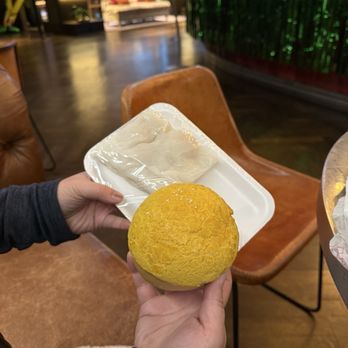 Chiu Quon Bakery & Dim Sum - Pineapple bun with red bean - Bakeries Near Me - Chicago, Illinois