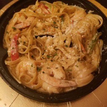 West Bar & Lounge - Rasta Shrimp Pasta - Good - Bars Near Me - Jamaica, New York