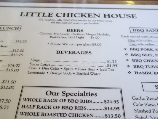 Menu photo 5 Little Chicken House Pacific Grove, CA Menu photo 5 Little Chicken House Pacific Grove, CA