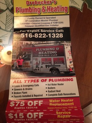 Drobecker Plumbing Logo