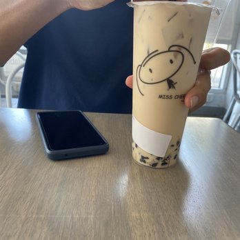 Miss Cheese Tea Cafe - Royal milk tea with boba - Bubble Tea Near Me - Pasadena, California