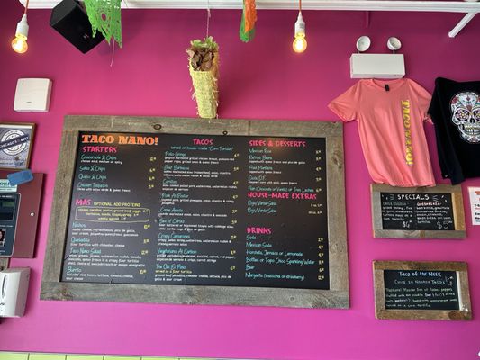 Menu photo 1 Taco Nano Northfield, IL