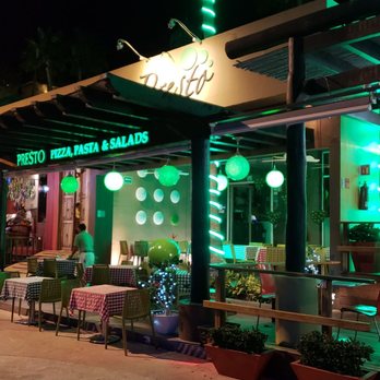 Presto - Nicely lit front of restaurant, view from marina. - Italian Near Me - Cabo San Lucas, BCS Presto - Nicely lit front of restaurant, view from marina. - Italian Near Me - Cabo San Lucas, BCS
