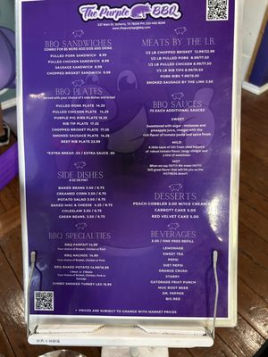 Menu photo 4 The Purple Pig BBQ Schertz, TX Menu photo 4 The Purple Pig BBQ Schertz, TX