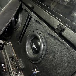 Beto & David Automotive - 2 Skar audio evl on a Cadillac ext
