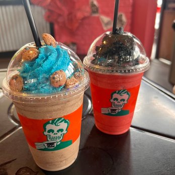 Rad Coffee  - cookies n scream and dracula drinks - Coffee & Tea Near Me - Long Beach, California