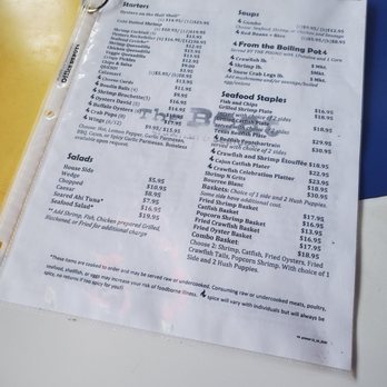 The Boat - A menu!!! - Seafood Near Me - Austin, Texas