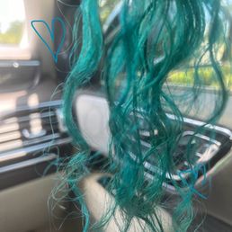 My new blue hair My new blue hair
