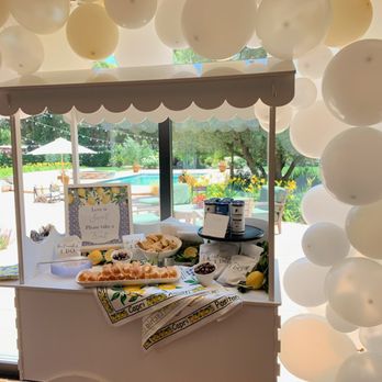 Bright Events - Our "Dessert cart" for a bridal shower - Party Equipment Rentals Near Me