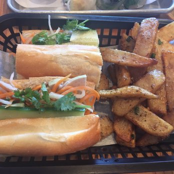 Blurr Kitchen - Banh mi with traditional pork ham - Asian Fusion Near Me - Santa Clara, California