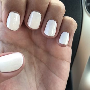 VIVY NAILS - White nails with subtle glitter, no chip mani - Nail Salons Near Me - WOODRIDGE, Illinois VIVY NAILS - White nails with subtle glitter, no chip mani - Nail Salons Near Me - WOODRIDGE, Illinois