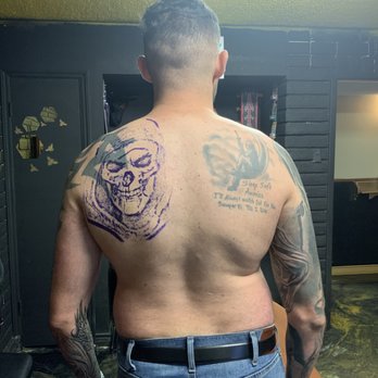 DBSTattoo Studio - This Is before we got started covering up that 10 year old tribal tattoo - Tattoo Near Me - El Paso, Texas DBSTattoo Studio - This Is before we got started covering up that 10 year old tribal tattoo - Tattoo Near Me - El Paso, Texas